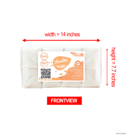 Bathroom Tissue Roll Mixed Grade 2-ply x 150 300 sheets 100mm x 100mm x48