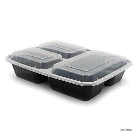 3 division PP w Lid 46g - 10 PCS