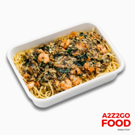 Aglio Olio Basil Pasta with Spanish Sardines
