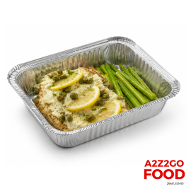 Baked Fish with Creamy Lemon Caper Sauce (8-10pax)