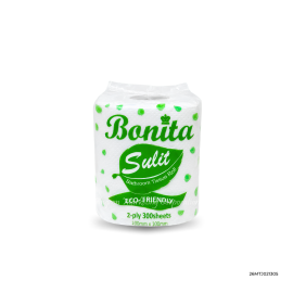 Bonita Sulit Bathroom Tissue Roll MG 2-plys (300 Sheets)