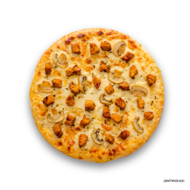 Coffee Beanefits Chicken Alfredo Pizza