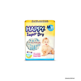 Happy Super Dry Diaper Medium  | 30s x 1 pack
