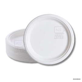 10" Cornstarch Plates (Soak-Proof) 10" - 25 PCS