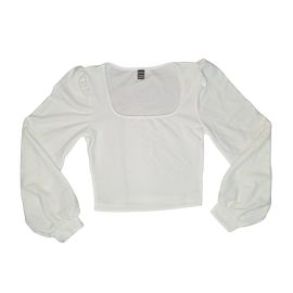 Gabs Garments | White Top Long Sleeves