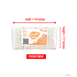 Bathroom Tissue Roll Mixed Grade 2-ply x 150 300 sheets 100mm x 100mm x48