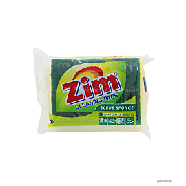 Zim Scouring Pad With Sponge Small 75x100x30mm x1