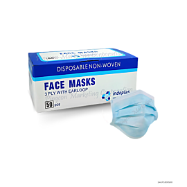 Indoplas Facemask 3ply x50
