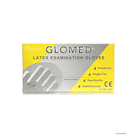 Glomed Surgical Latex Gloves Large x100