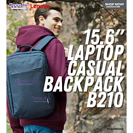 Lenovo 15.6-inch Laptop Casual Backpack B210 Black