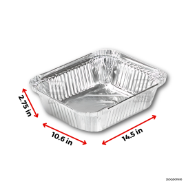 Aluminum - MEGA (14.5x10.6x2.75") no lid - 3 PCS