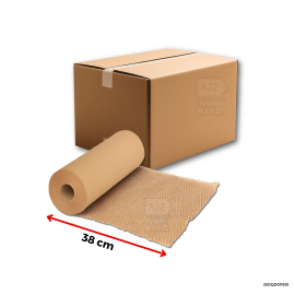 HoneyComb Paper Bubble Wrap (38cm- 15") - ROLL - 1 PCS