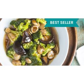 Broccoli with 2 Kinds Of Mushrooms (8-10pax)
