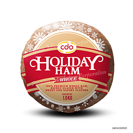 CDO Holiday Ham Whole 1kg  x1