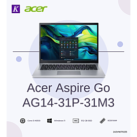 Acer AG14-31P-31M3 Core i3-N300 / 8GB / 512GB SSD / 14" IPS WUXGA /  Win 11 Home / MS Office Home and Student NEW!