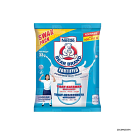 Bear Brand Fortified Powdered Milk Drink Swak Pack | 33g x 8