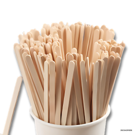 Wooden Stirrer (16cm) 7"- Indiv. Wrapped 7" - 500 PCS