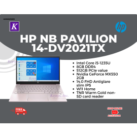 HP NB Pavilion 14" 14-DV2021TX