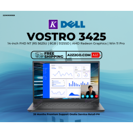 DELL VOSTRO 3425 14-inch FHD NT |R5 5625U | 8GB | 512SSD