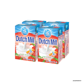 Dutch Mill Yoghurt Drink Strawberry Juice | 90ml x 4