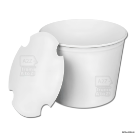 SET - White Bucket  85oz - 200 PCS