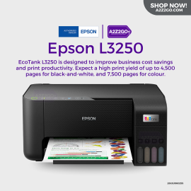Epson EcoTank L3250 A4 Wi-Fi All-in-One Ink Tank Printer