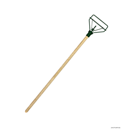 Mop Handle Wood Roscas x1