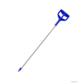 Mop Aluminum Handle Plastic Head Blue x1