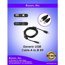 Generic USB Cable A to B 6ft