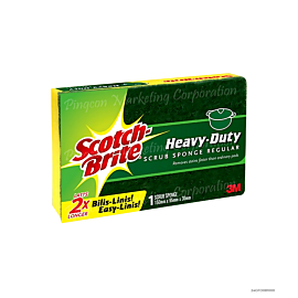 3M Scotch Brite Scrub Sponge with Foam Regular 150mm x 95mm x1