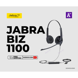 Jabra Biz 1100 Duo USB Headset with Noise Cancelling