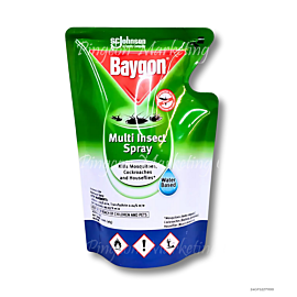 Baygon Multi Insect Spray Waterbased Refill 100mL x1