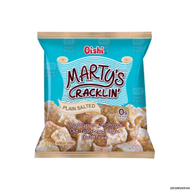 Oishi Marty's Cracklin' Plain Salted | 26g x 1