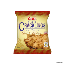 Oishi Ribbed Cracklings Salt and Vinegar | 24g x 1