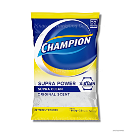 Champion Supra Clean Detergent Powder 800g x1