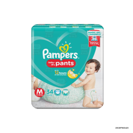 Pampers Baby Dry Pants Value Diaper | Medium x 34
