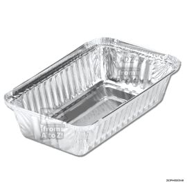 Aluminum - MEDIUM (7.3x5.3x1.9") no lid - 10 PCS