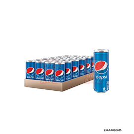 Pepsi Regular In Sleek Can | 320ml x 24