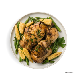 Peri Peri Chicken in Chimichuri Sauce Whole Chicken - Chopped (8-10pax)