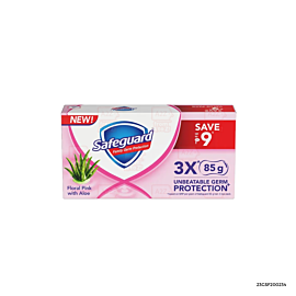 Safeguard Floral Pink With Aloe Soap Bar Soap Tripid | 85g x 3