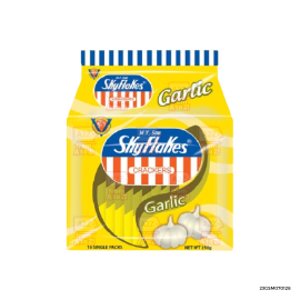 Skyflakes Crackers Garlic Flavor | 25g x 10