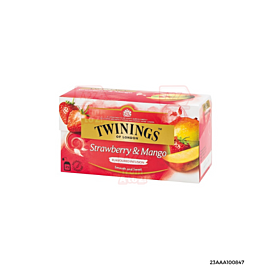 Twinings Strawberry And Mango Flavoured Infusion | 25bags x 1 pack