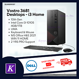 Dell Vostro 3681 Desktops - i3 Home
