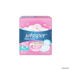 Whisper Skin Love Ultra Slim Sanitary Napkin With Wings | x 8