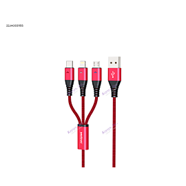 H22 Charging Cable 3 in 1 charging cable (Type- C/Apple Lightning/Micro USB)