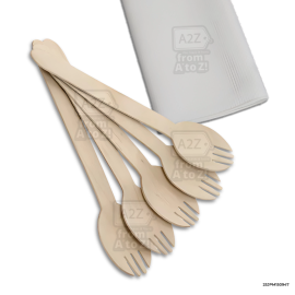 Wooden Spork Tissue Set PACK